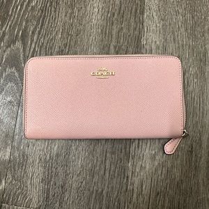 Coach pink wallet